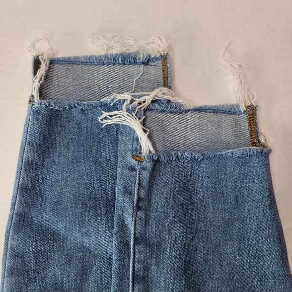 Frame Le High Raw Hem Stretch Skinny Jeans, Sz 30 - Picture 7 of 8